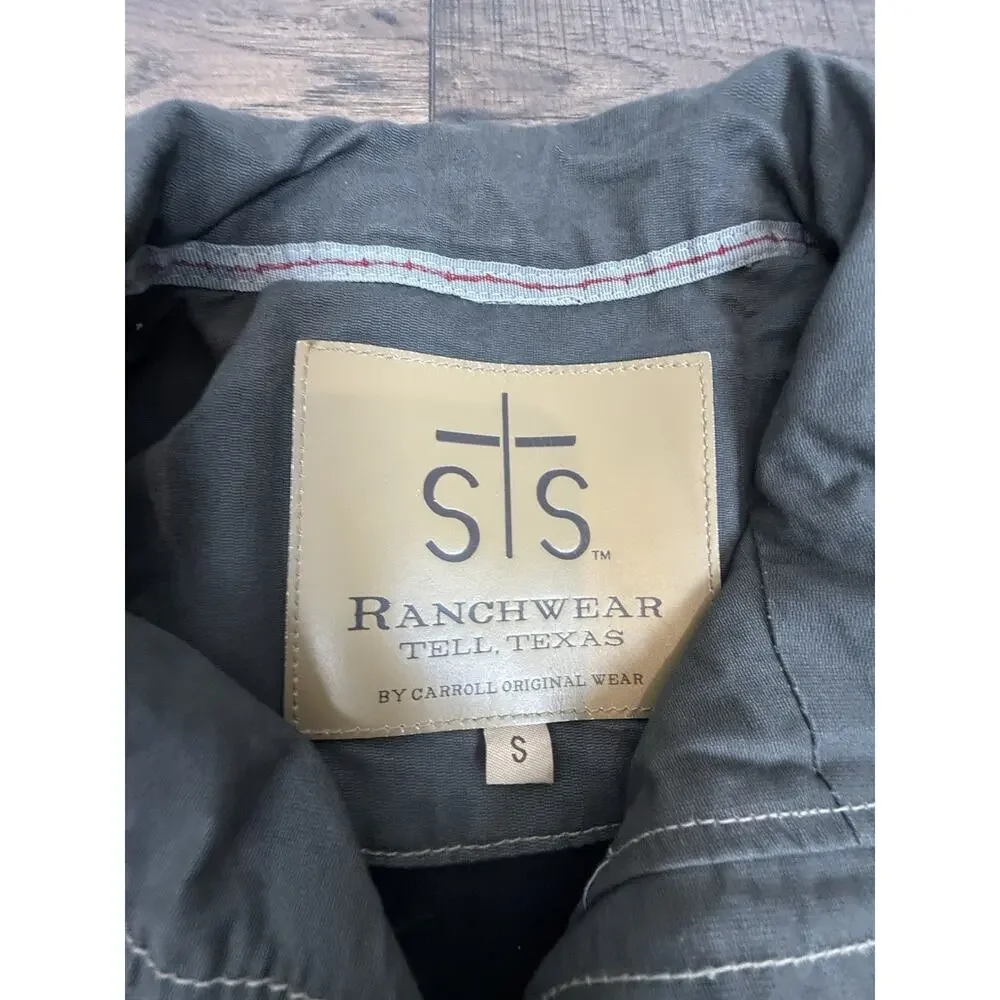 STS Ranchwear Sundance Chore Jacket Men’s Sz S Green Western Conceal Carry NWT
